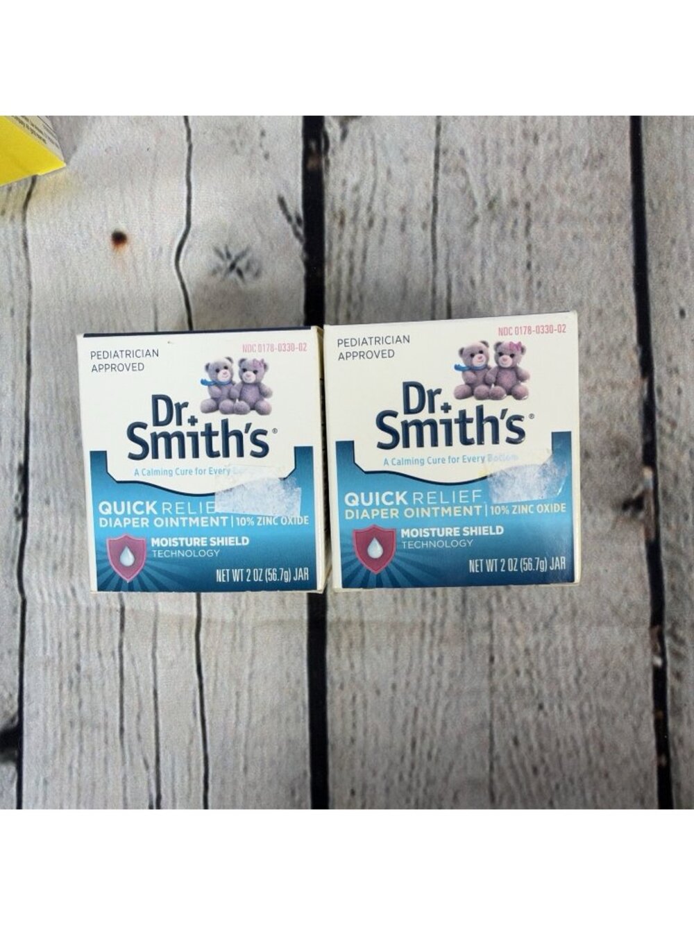 2 Pack Dr. Smiths Quick Relief Diaper Rash Ointment, 2 oz Discontinued